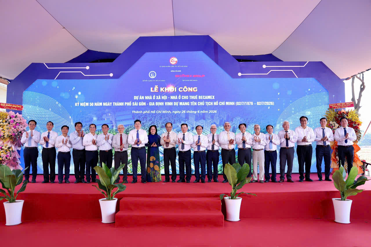 TP. HCM khởi công đồng loạt 4 dự án nhà ở xã hội